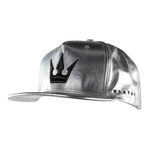 WORTHY CROWN STRAPBACK - SILVER